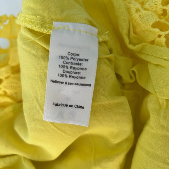 Yellow lace summer dress - Picture 9 of 9